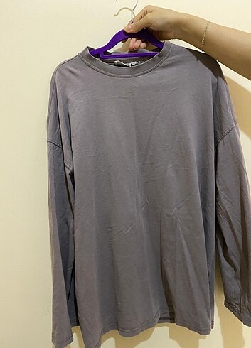 manuka soluk efektli sweatshirt 