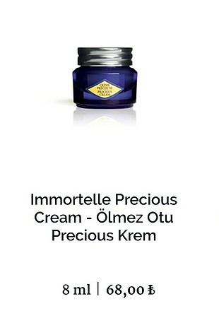 loccitane immortelle precious crem 8ml