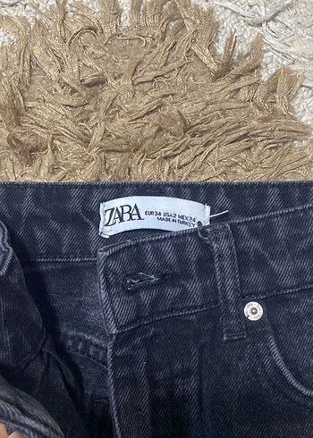 34 Beden siyah Renk Zara wide leg jean