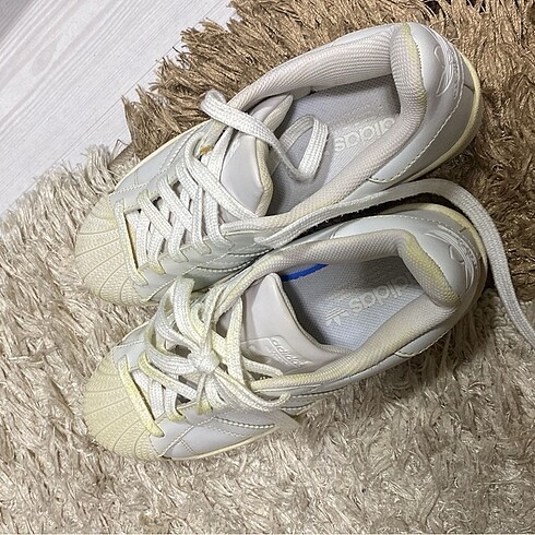 37 Beden beyaz Renk Superstar Adidas