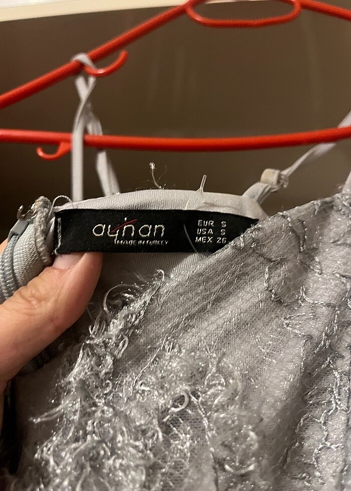 Abiye gri kılçıklı - Görsel 3