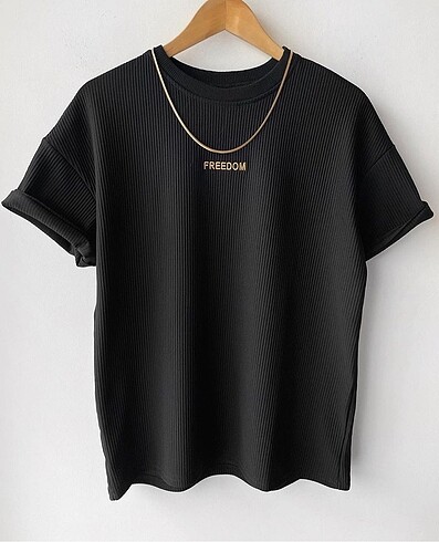 Oversize Siyah Tshirt