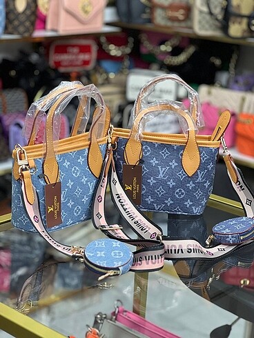 Beden mavi Renk Louis Vuitton Kadın Askılı Çanta