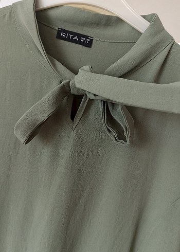 Uzun Kollu Salaş Keten tunik - Görsel 4