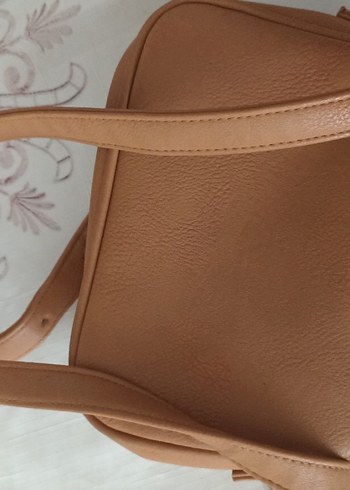 Kahverengi Yılan Derisi Desenli Kadın Deri Çanta - Görsel 7