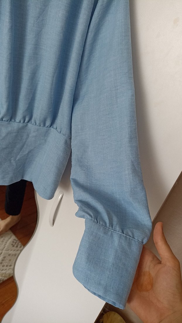 zulays etek üstü gömlek - Görsel 4