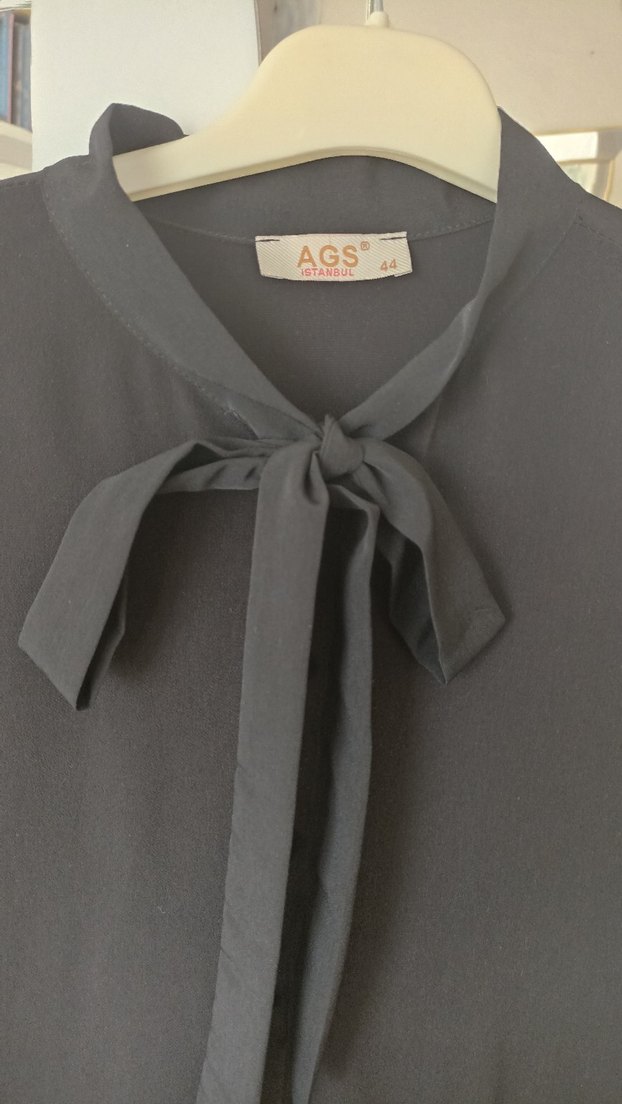 Siyah Pileli gömlek - Görsel 2