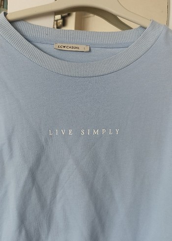 Mavi Pamuklu Uzun Kollu Sweatshirt - Görsel 3