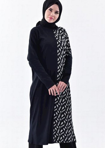 Uzun yarasa kol tunik - Görsel 3