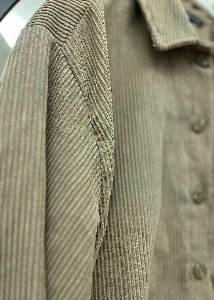 Kışlık Oversize gömlek - Görsel 3