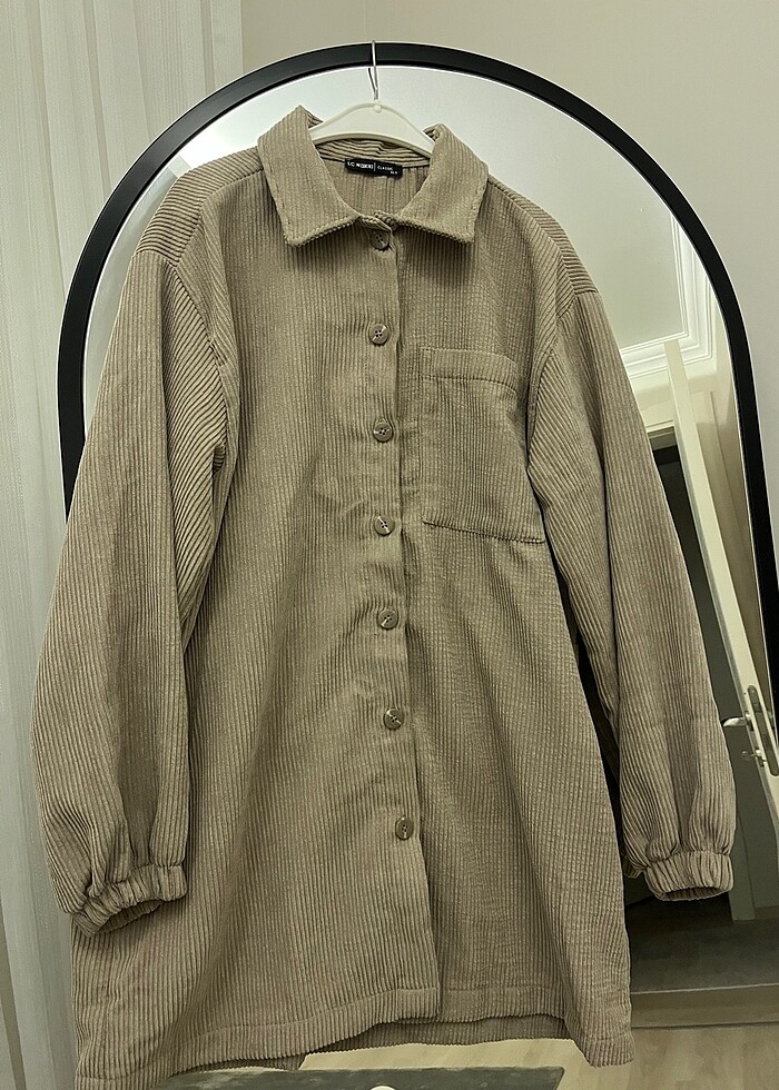 Kışlık Oversize gömlek - Görsel 1