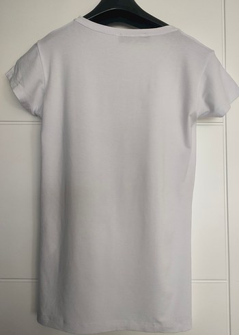 Beyaz Pamuklu Mickey Baskılı T-shirt - Görsel 2