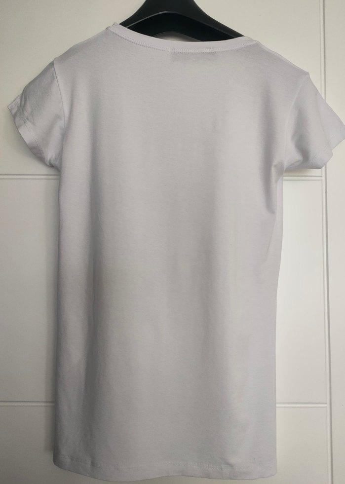 Beyaz Pamuklu Mickey Baskılı T-shirt - Görsel 2