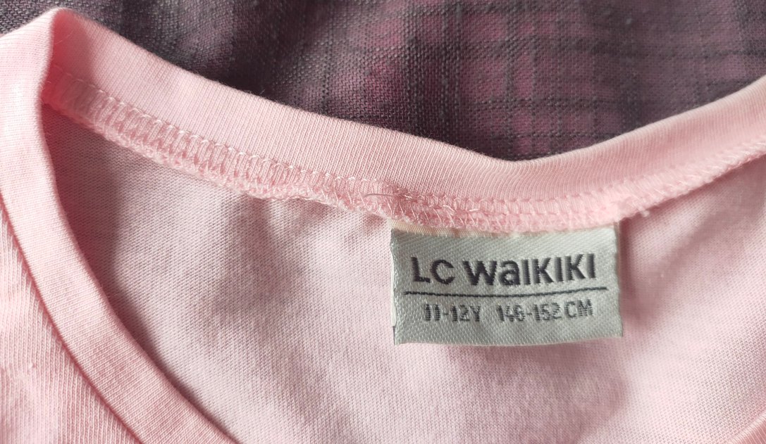 Kız Çocuk Pembe Baskılı Tişört - Görsel 3