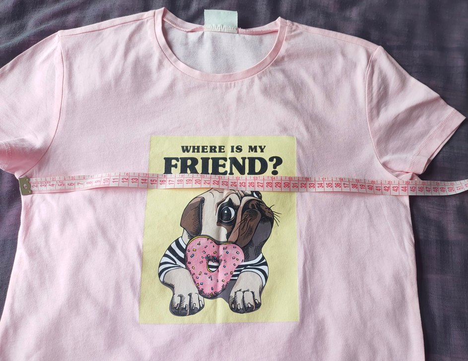 Kız Çocuk Pembe Baskılı Tişört - Görsel 4