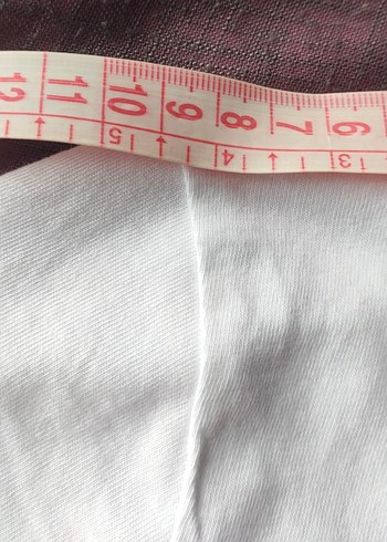 Beyaz Baskılı Pamuklu Tişört - Görsel 5