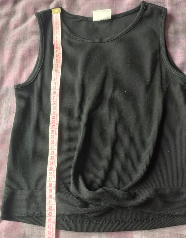 Kız Çocuk Siyah Kolsuz Streetwear Atlet - Görsel 4