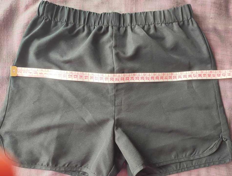 Siyah Kadın deniz Şortu - Görsel 5