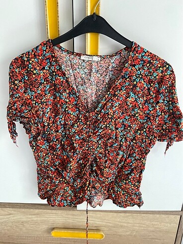 Diğer Çicekli crop bluz