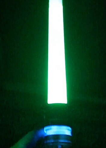 Işın kılıcı lightsaber Işın Pusatı yeşil ve ışıklı
