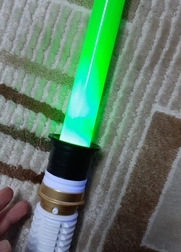  Beden Renk Işın kılıcı lightsaber Işın Pusatı yeşil ve ışıklı