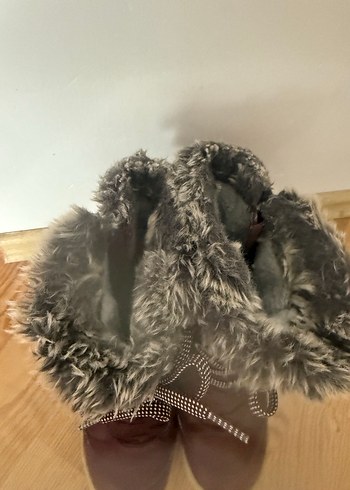 Bordo Kürklü Quechua Kız Botu - Görsel 3