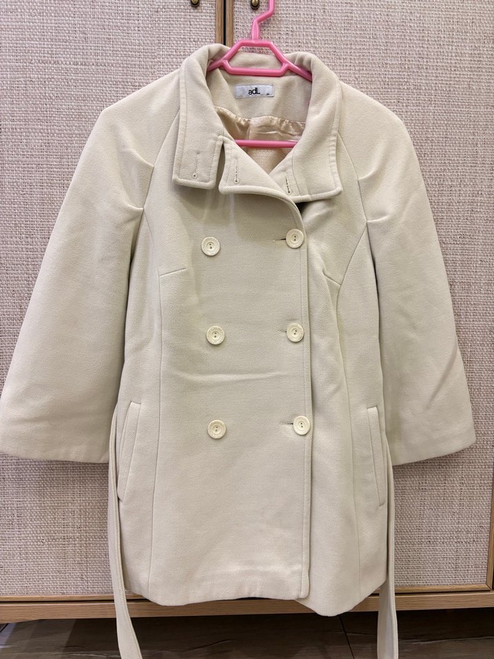 Adil Işık Düğmeli Beyaz Kabanı - Görsel 5