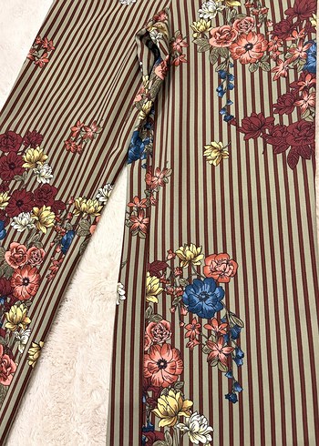 Adil Işık ÇiçekliKumaş Pantolon - Görsel 4