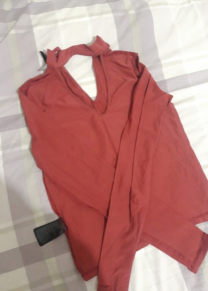 H&M GÜL KURUSU BLUZ - Görsel 3