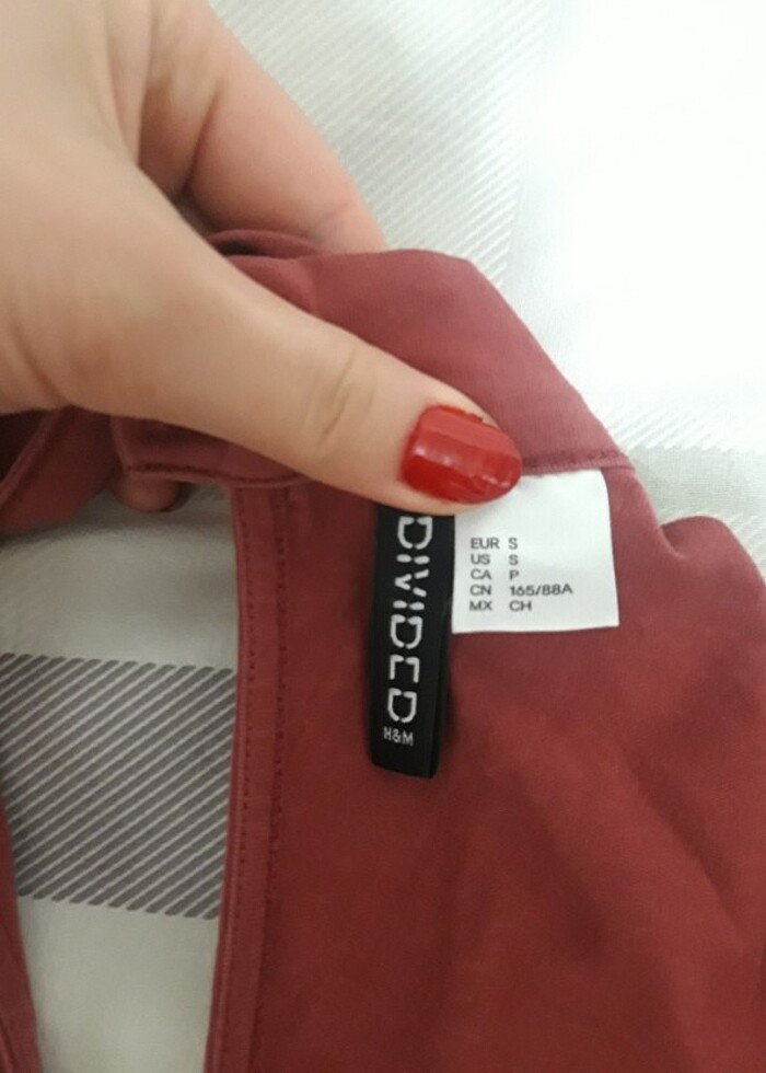 H&M GÜL KURUSU BLUZ - Görsel 4