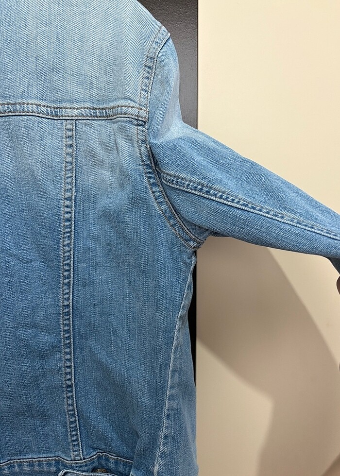 MAVİ JEAN KOT CEKET - Görsel 4