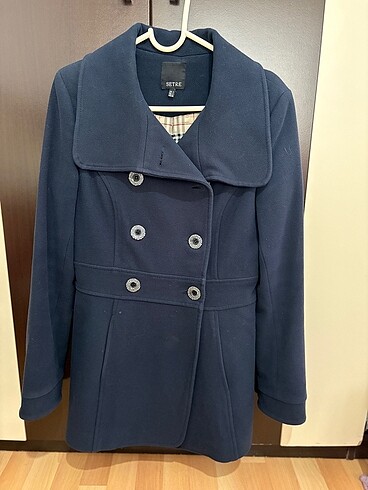 LACİVERT KAŞE KABAN - Görsel 6