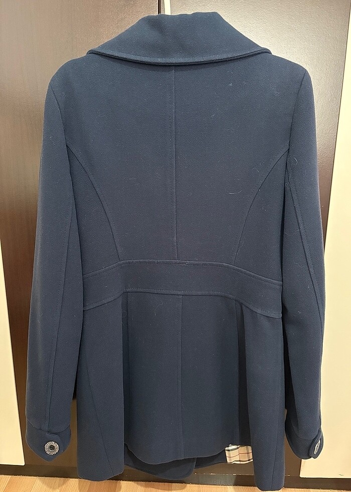 LACİVERT KAŞE KABAN - Görsel 4