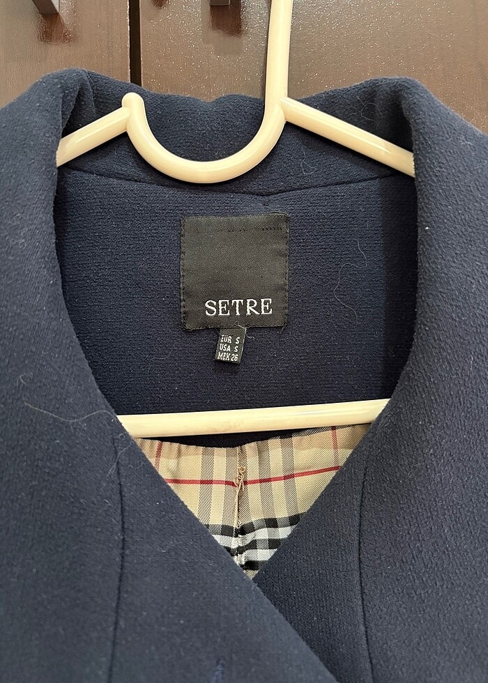 LACİVERT KAŞE KABAN - Görsel 2