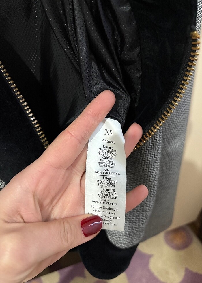 ADİL IŞIK FERMUARLI BLAZER CEKET - Görsel 4