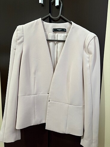 MANGO PUDRA PEMBESİ BLAZER CEKET