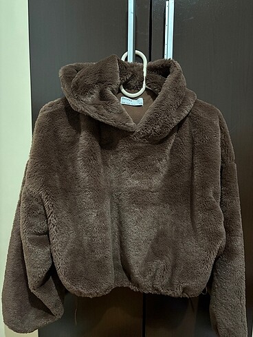 BERSHKA PELUŞ SWEATSHİRT