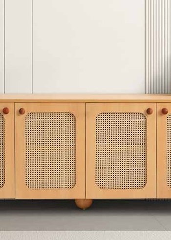 Beyaz Çocuk Dolabı Ahşap Detaylı - Görsel 4