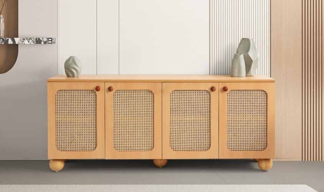 Beyaz Çocuk Dolabı Ahşap Detaylı - Görsel 4