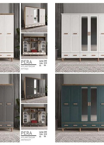 KAMPANYALİ 6 KAPAKLİ DOLAP - Görsel 5