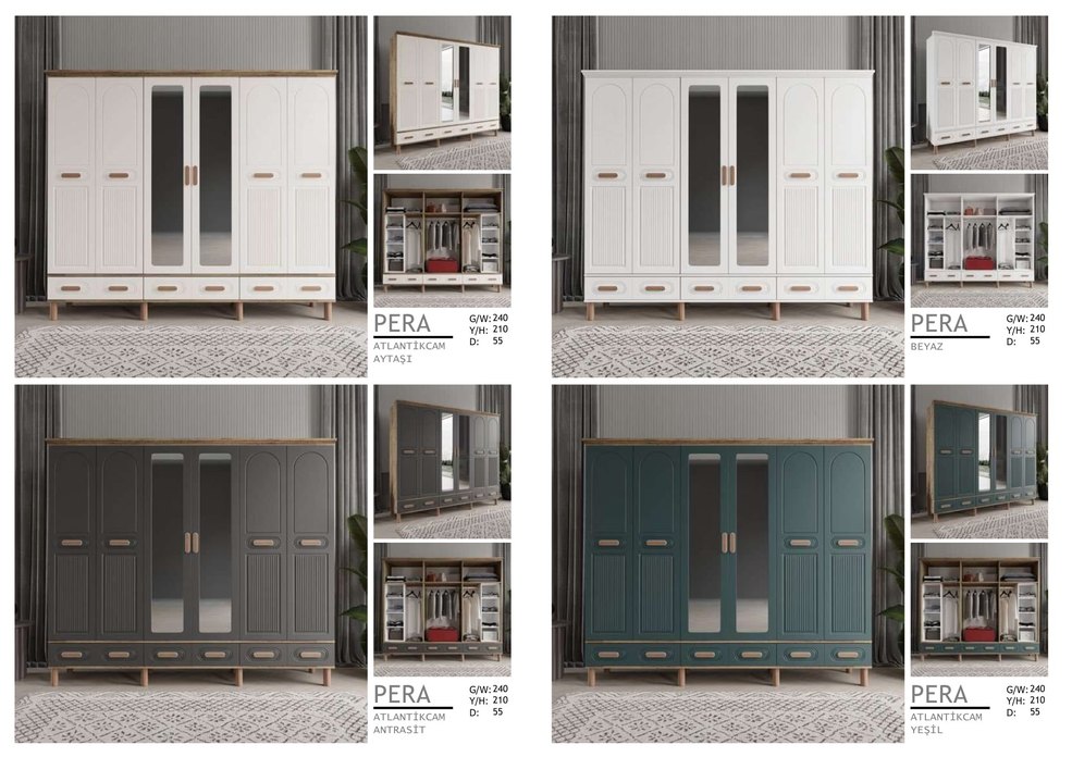 KAMPANYALİ 6 KAPAKLİ DOLAP - Görsel 5