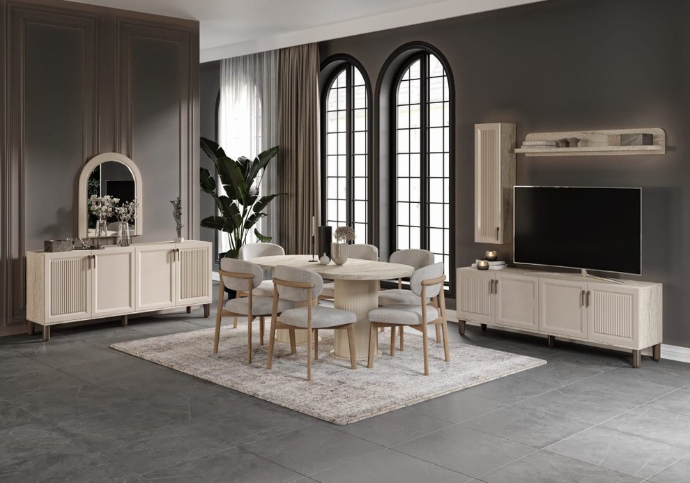 MASA SANDALYE TV ÜNİTESİ KONSOL (FİYATI TEMSİLİDİR) - Görsel 4