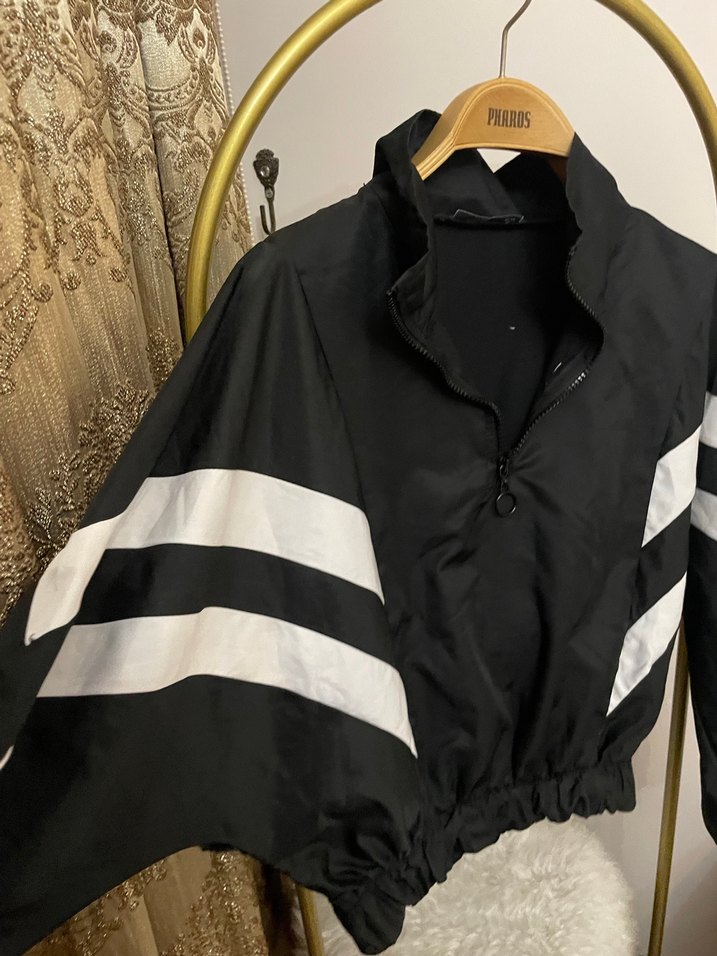 Siyah Beyaz Zebra Desenli eşofman takımı - Görsel 2