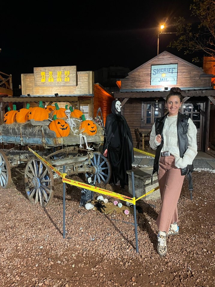 Düğmeli Kadın Süet Kahverengi Midi Pantolon - Görsel 5