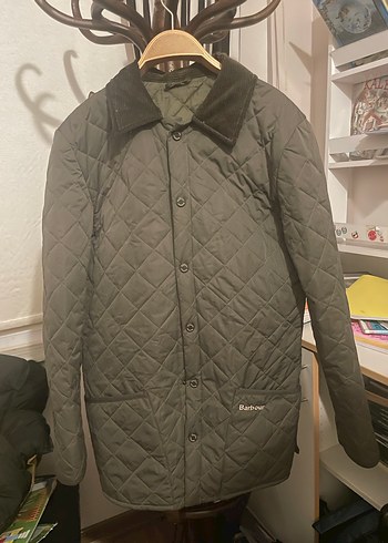 Düğmeli haki Midi Mont - Görsel 4