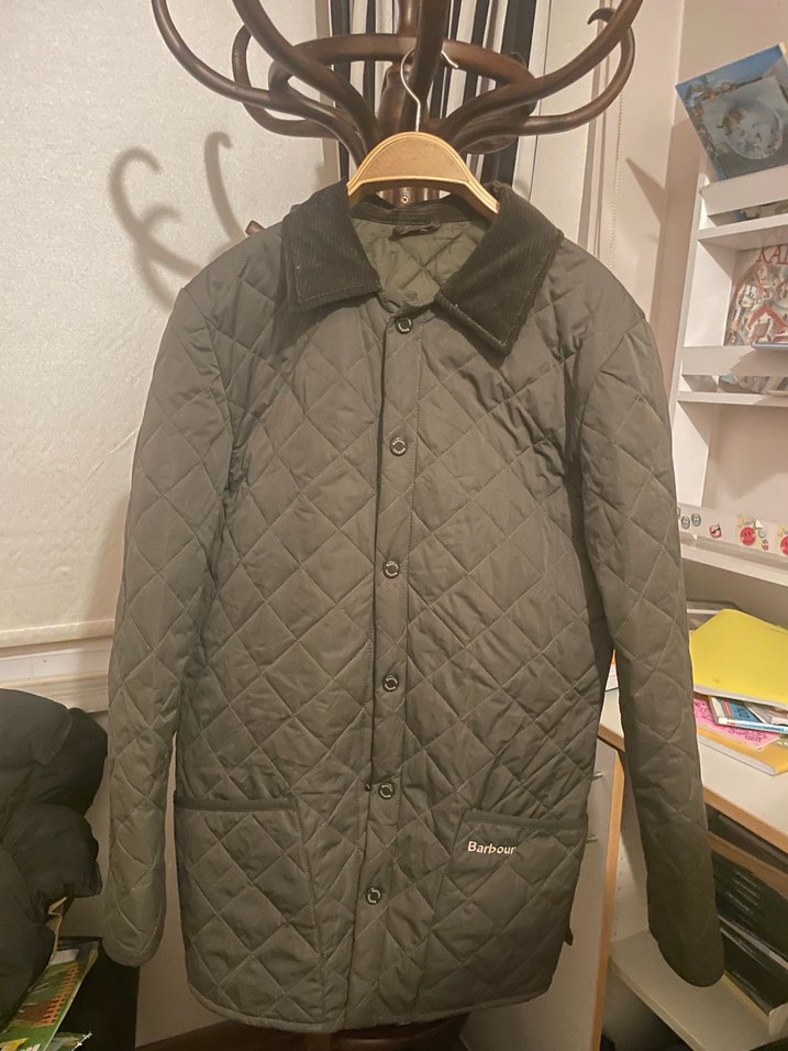 Düğmeli haki Midi Mont - Görsel 3