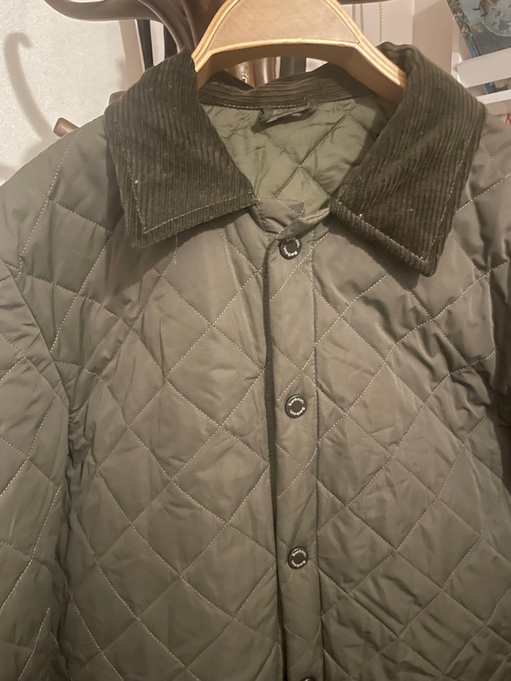 Düğmeli haki Midi Mont - Görsel 2