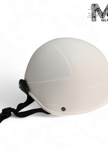 SIFIR MOTOSİKLET KASKI BEYAZ - Görsel 4