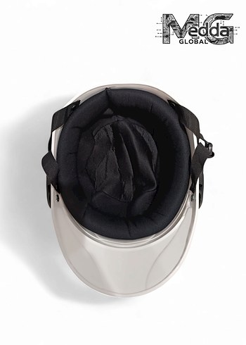 SIFIR MOTOSİKLET KASKI BEYAZ - Görsel 5