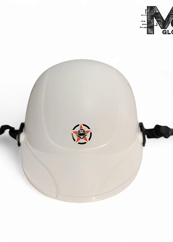 SIFIR MOTOSİKLET KASKI BEYAZ - Görsel 3